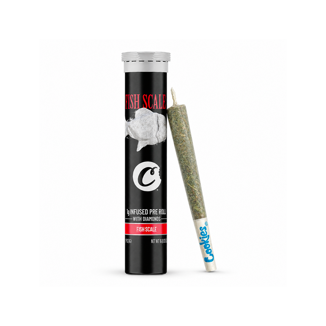 FISH SCALE - THC JOINT by Cookies 1G