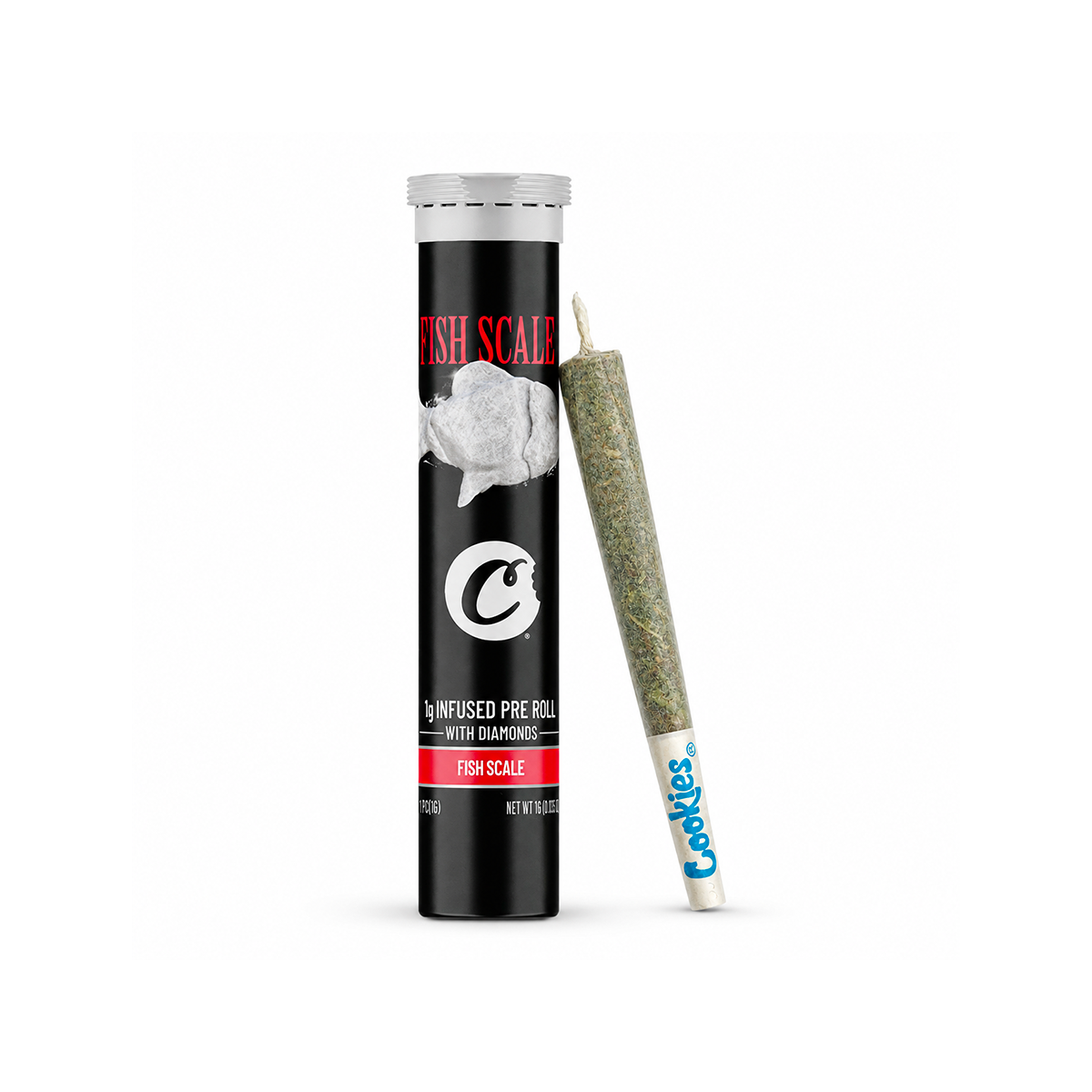 FISH SCALE - THC JOINT by Cookies 1G