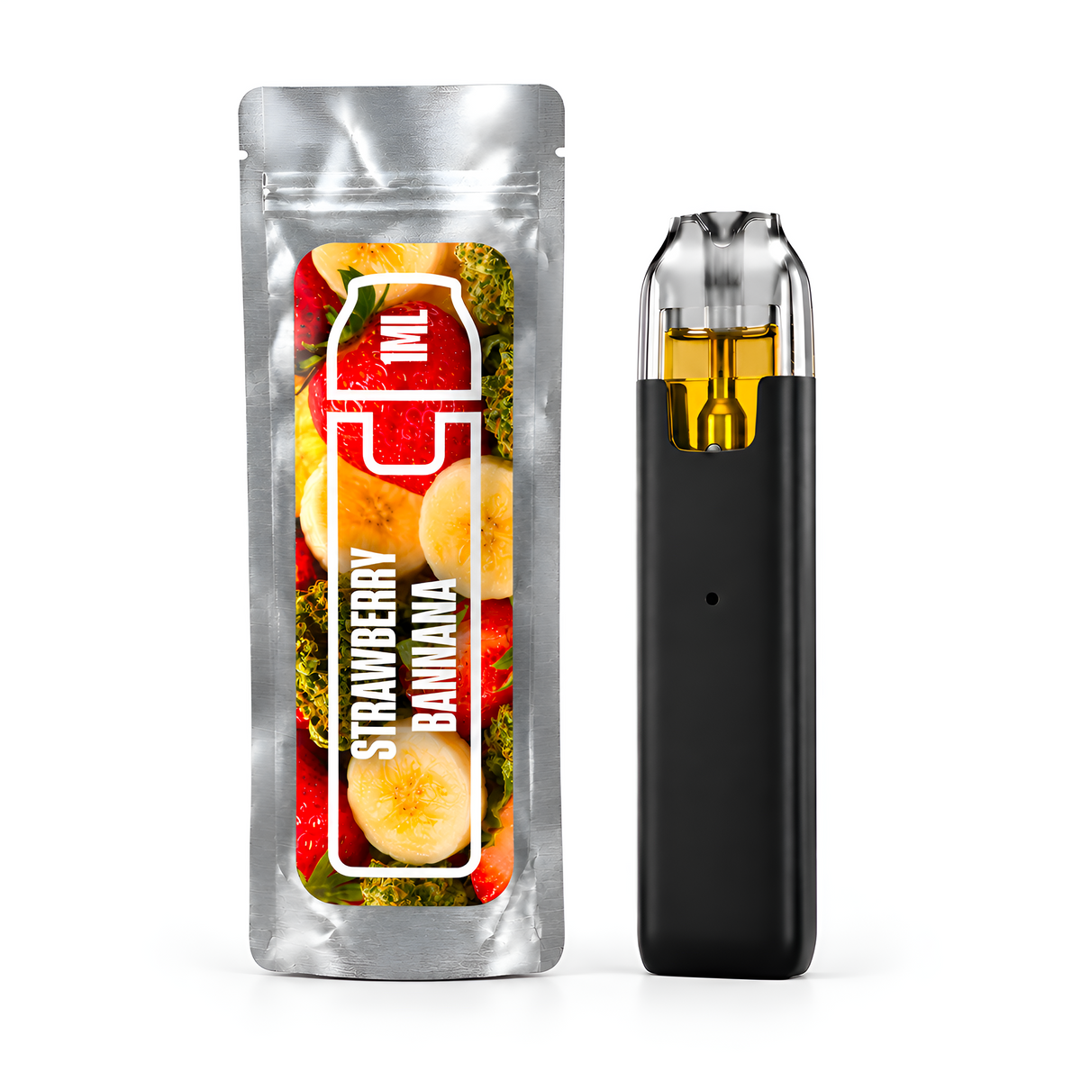 STRAWBERRY BANANA - VAPE 1ML THC-X
